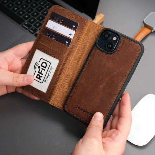 Load image into Gallery viewer, Casper iPhone 17 Air Leather Wallet Case – MagSafe Compatible-5
