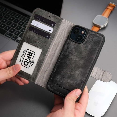 Load image into Gallery viewer, Casper iPhone 17 Air Leather Wallet Case – MagSafe Compatible-8
