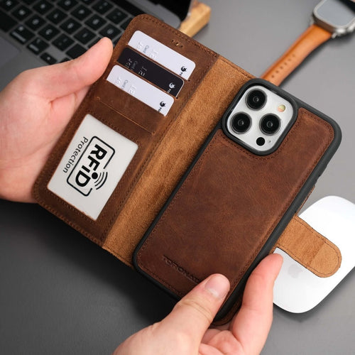 Load image into Gallery viewer, Casper iPhone 17 Pro Max Leather Wallet Case – MagSafe Compatible-5
