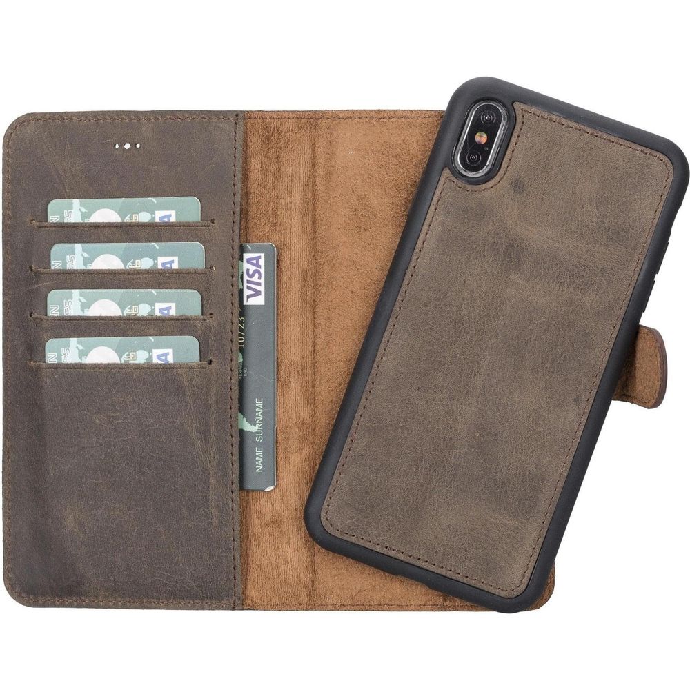 Casper iPhone X and XS Leather Wallet Case-38