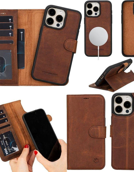 Casper Leather iPhone 15 Pro Max Wallet Case | MagSafe-0