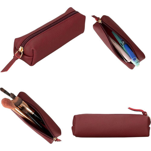 Load image into Gallery viewer, Centennial Multipurpose Leather Pencil Case and Makeup Bag-0
