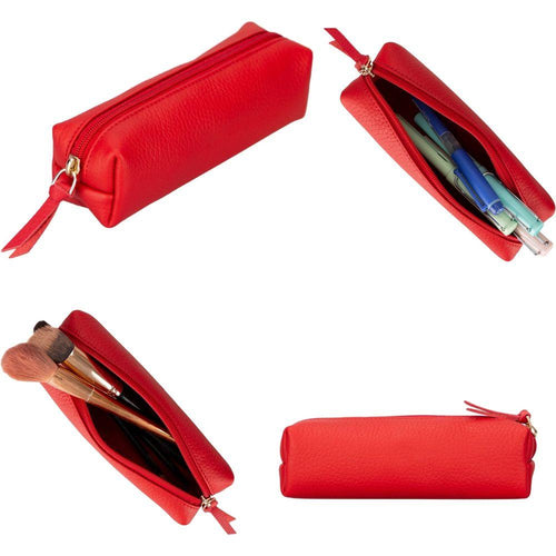 Load image into Gallery viewer, Centennial Multipurpose Leather Pencil Case and Makeup Bag-16
