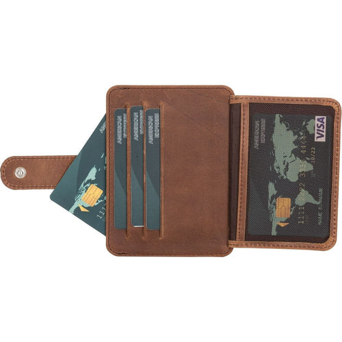 Load image into Gallery viewer, Cortez Handcrafted Leather Slim Wallet with Card Holder-43
