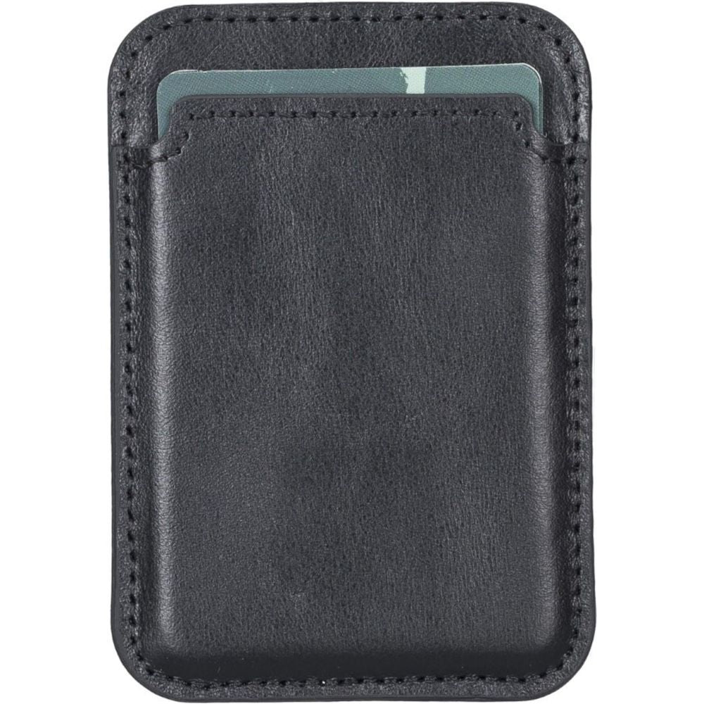 Cortland Full-Grain Leather Card Holder Wallet with Magnet-9