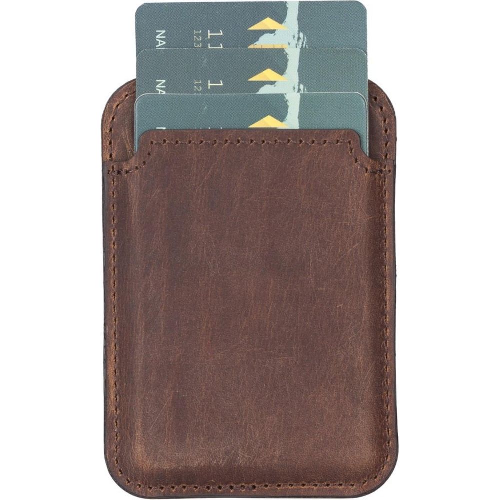 Cortland Full-Grain Leather Card Holder Wallet with Magnet-12