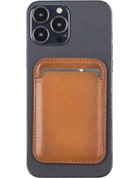 Cortland Full-Grain Leather Card Holder Wallet with Magnet-0