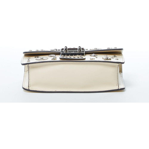 Load image into Gallery viewer, SUSU The Hollywood Leather Crossbody with Studs in Vanilla Custard
