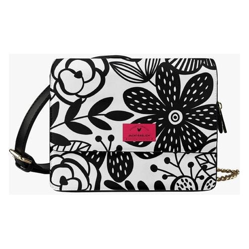 Jacki Easlick Happy Flowers Flap Handbag - A Luxurious Statement Piece