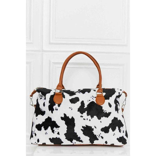 Load image into Gallery viewer, Luxury Animal Print Brushed Weekender Bag
