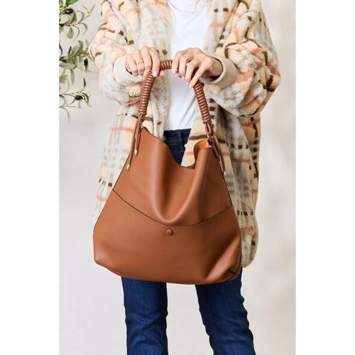 Load image into Gallery viewer, SHOMICO Vegan Leather Handbag with Pouch - A Luxurious Essential
