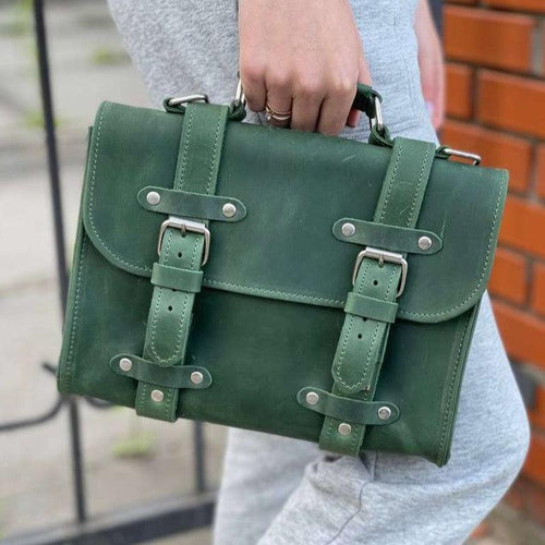 Load image into Gallery viewer, Genuine Leather Briefcase Bag Lora | Women's Work Bag-10
