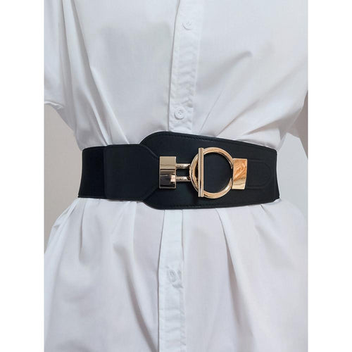 Load image into Gallery viewer, Classica Elastic Wide Belt with Alloy Buckle
