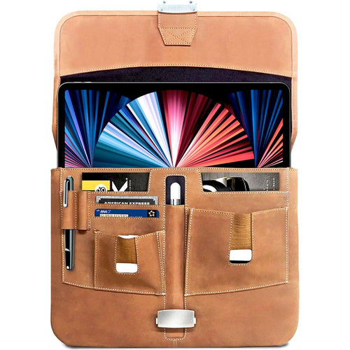 Load image into Gallery viewer, MacCase Premium Leather iPad Pro Briefcase
