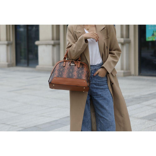 Load image into Gallery viewer, Frida Satchel Handbag: A Luxurious Statement Piece
