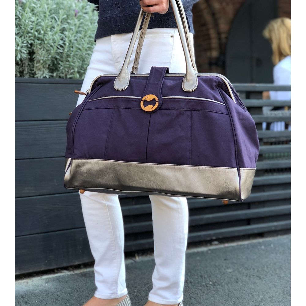 Cassia Weekender & Travel Bag - Indigo Purple