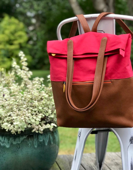 Greenpoint Convertible Backpack with Vegan Leather