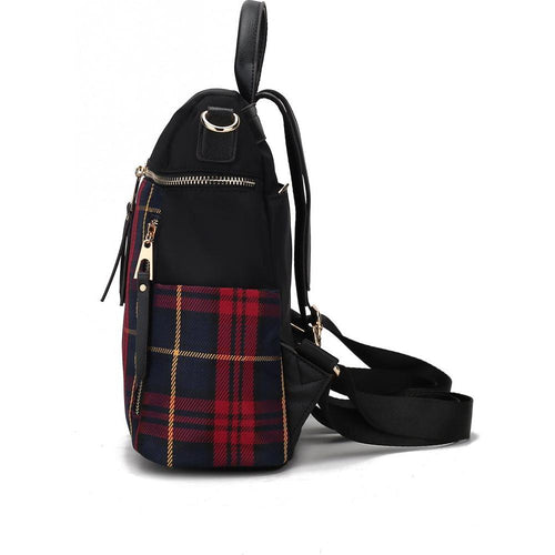 Load image into Gallery viewer, Nishi Plaid Backpack
