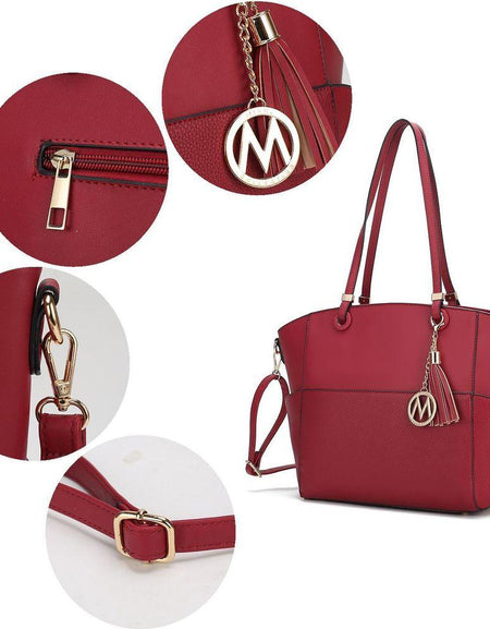 Prisha Vegan Leather Women Tote Handbag with Wallet: Elegance Meets Functionality