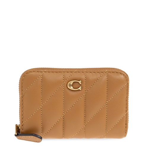 Load image into Gallery viewer, 4393962 COACH geometric diamond pattern office travel wallet
