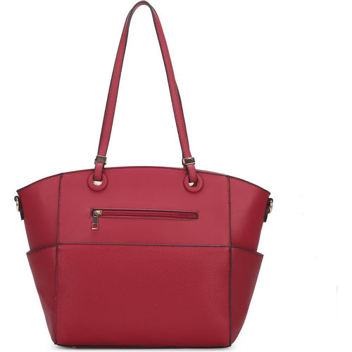 Load image into Gallery viewer, Prisha Vegan Leather Women Tote Handbag with Wallet: Elegance Meets Functionality
