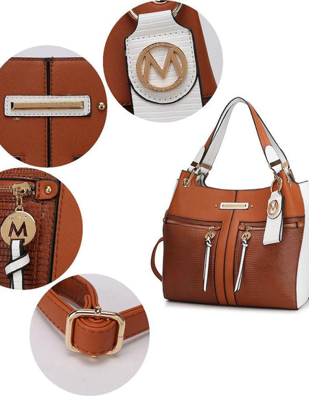 Sofia Tote with Keyring - A Luxury Experience in Vegan Leather