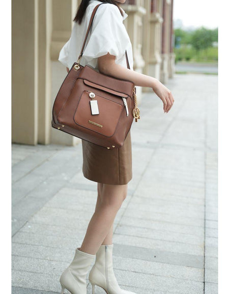 Shivani Vegan Leather Womens Hobo Bag with Wallet – Timeless Luxury