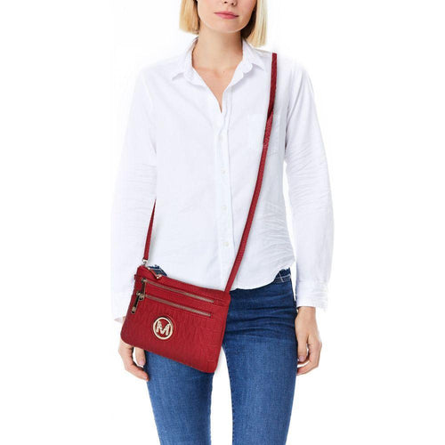 Load image into Gallery viewer, Roonie Milan “M” Signature Crossbody Wristlet
