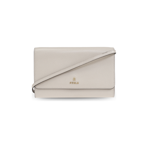 Load image into Gallery viewer, FURLA CAMELIA Strap Wallet - Elegant Suede Handbag
