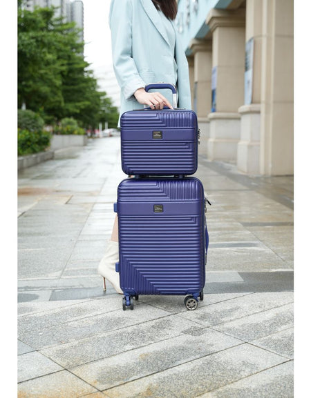 MKF Mykonos Luggage Set with Medium Carry-on and Small Cosmetic Case