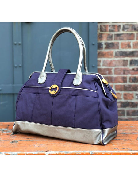 Cassia Weekender & Travel Bag - Indigo Purple