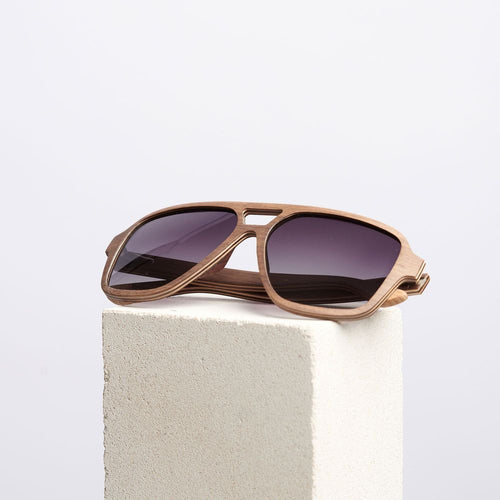 Load image into Gallery viewer, Oblique - Wooden Sunglasses for Men
