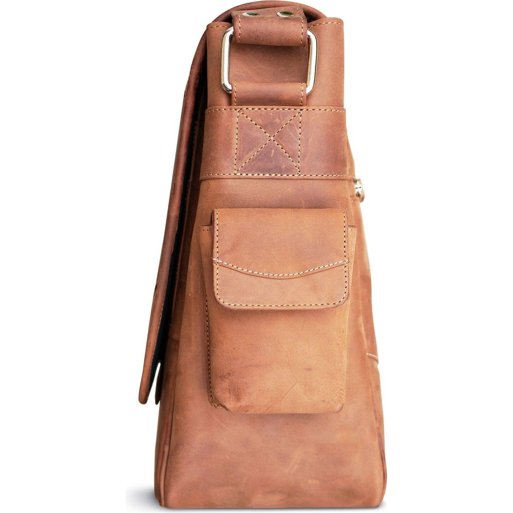 MacCase Premium Leather Messenger Bag
