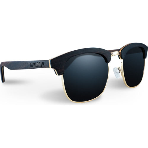 Load image into Gallery viewer, EBONY WOOD EXPLORER SUNGLASSES
