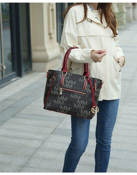 MKF Collection Siena M Signature Handbag by Mia K