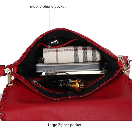 Load image into Gallery viewer, MKF Collection Remi Shoulder Handbag Vegan Leather Women by Mia K
