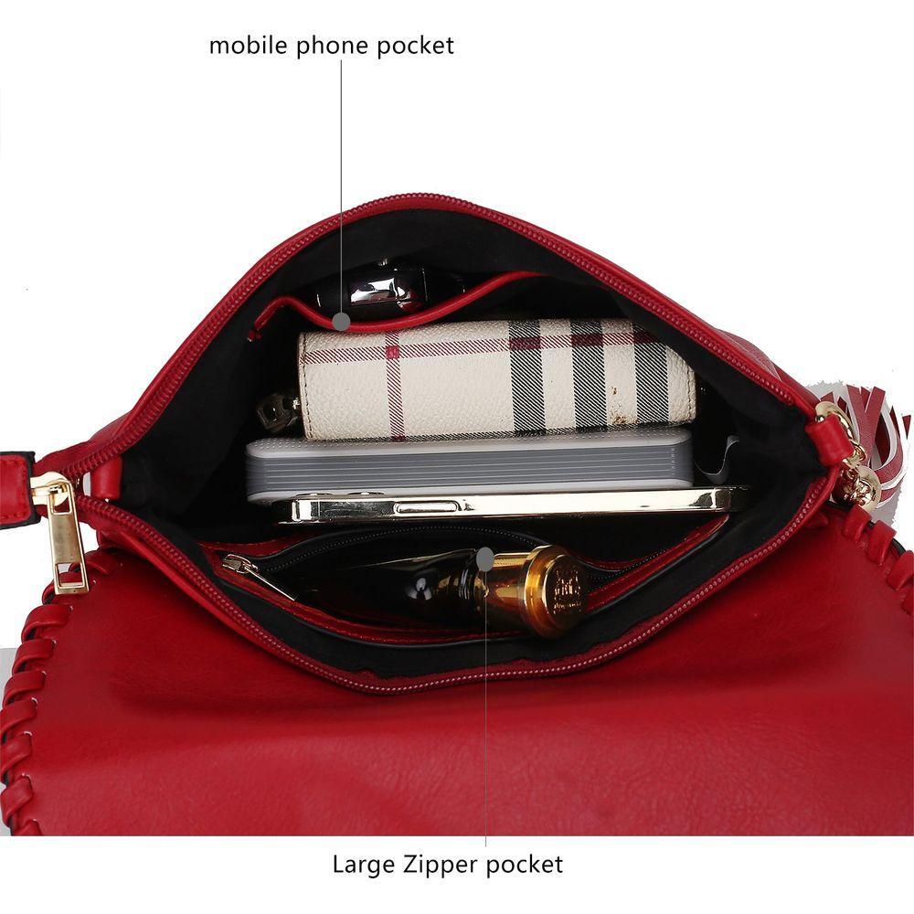 MKF Collection Remi Shoulder Handbag Vegan Leather Women by Mia K