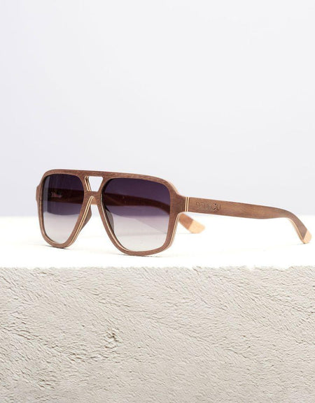Oblique - Wooden Sunglasses for Men