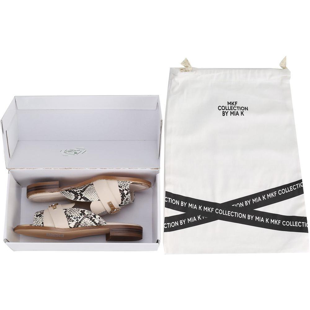 MKF Collection Celine Sandal Snake with Decorative Buckle by Mia K