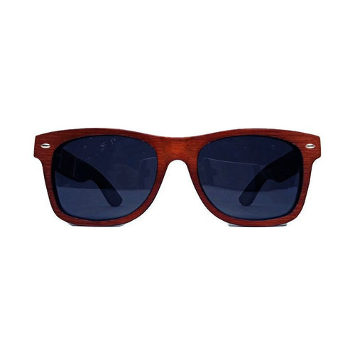 Load image into Gallery viewer, Red Stripe Two Tone Sunglasses, Engraved and Polarized
