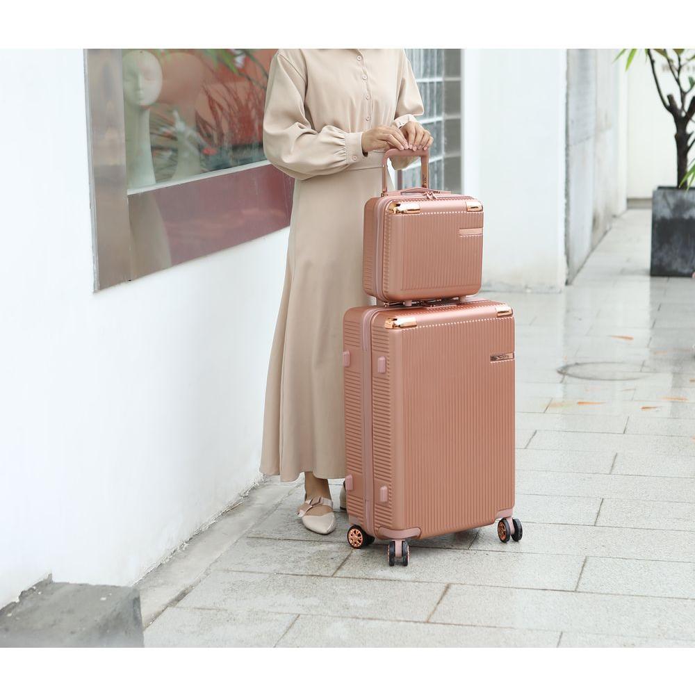 MKF Collection Tulum 2-piece carry-on luggage set by Mia K