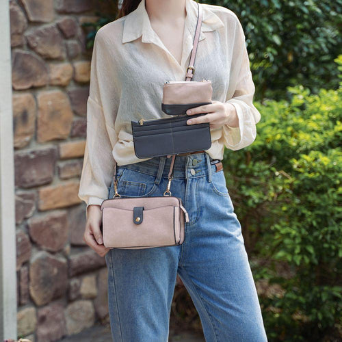 Load image into Gallery viewer, Muriel Vegan Leather Women Crossbody Bag with Card holder and Small
