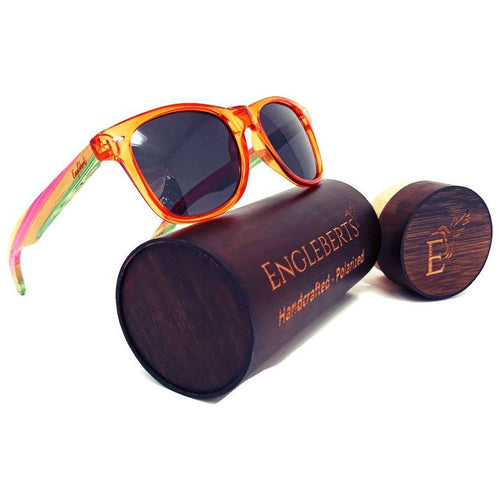 Load image into Gallery viewer, Juicy Fruit Muti-Colored Bamboo Sunglasses Polarized with Case
