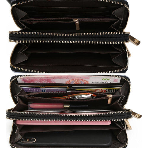Load image into Gallery viewer, Hofstra M Signature Wallet Wristlet
