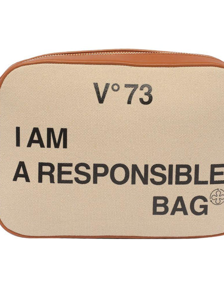 V°73 Trendy Design One Zipped Pocket Shoulder Bag