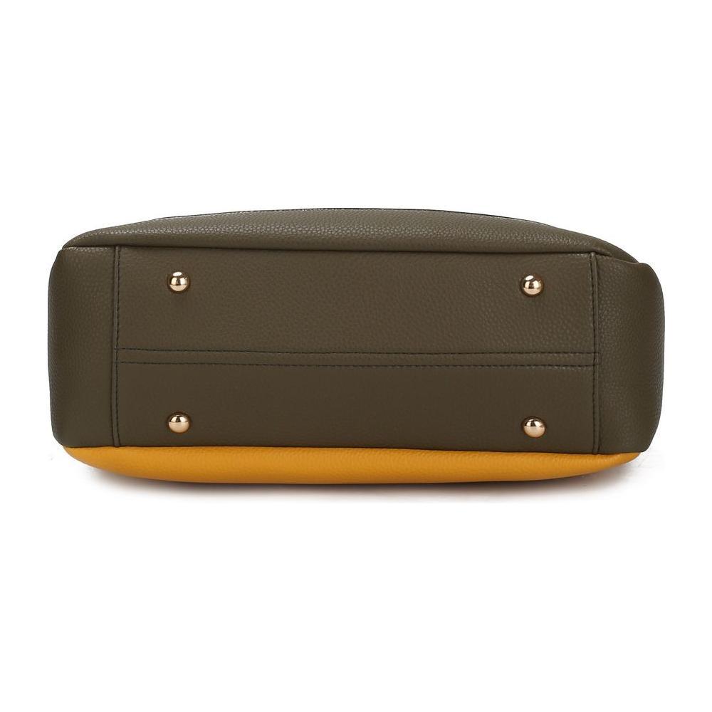 Evie two tone Vegan Leather Women Shoulder bag