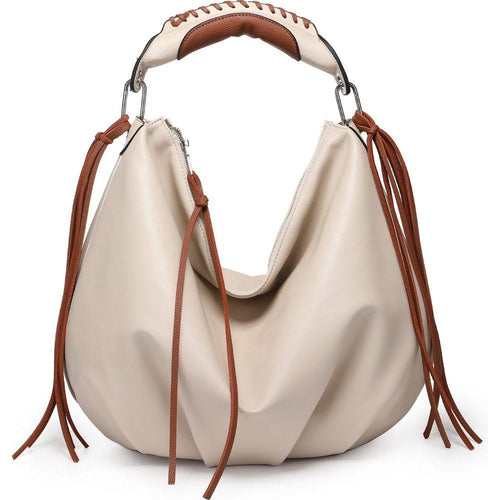 Load image into Gallery viewer, Designer Elegance: Women Hobo Bag with Contrast Woven Handle
