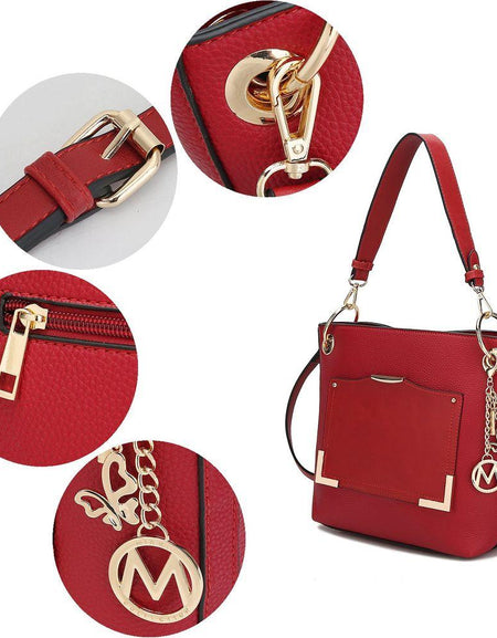 MKF Collection Grace Vegan Leather Women Tote Bag with Wallet