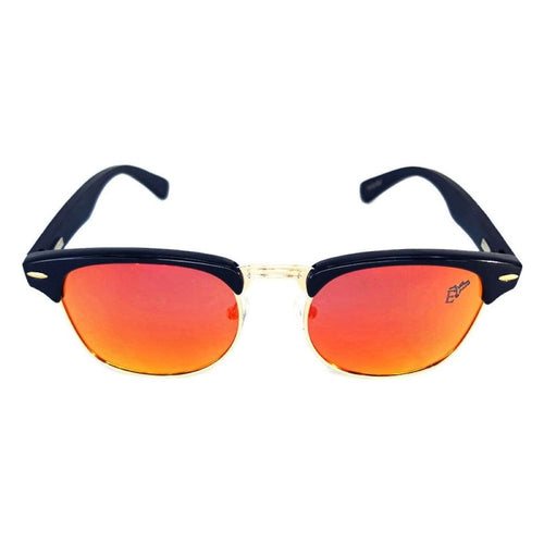 Load image into Gallery viewer, Sunset Polarized Sunglasses, Black Bamboo with Wood Case
