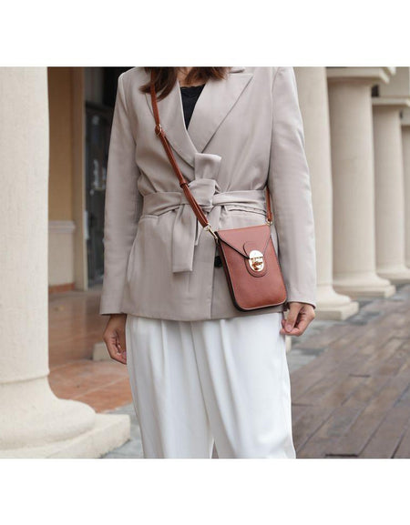 Havana Smartphone Crossbody Handbag